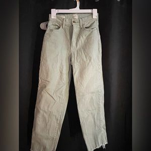 Universal thread, vintage, straight, jeans, light green